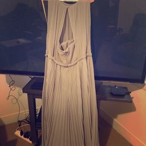 Light Grey Bridesmaid Dress or Evening Gown